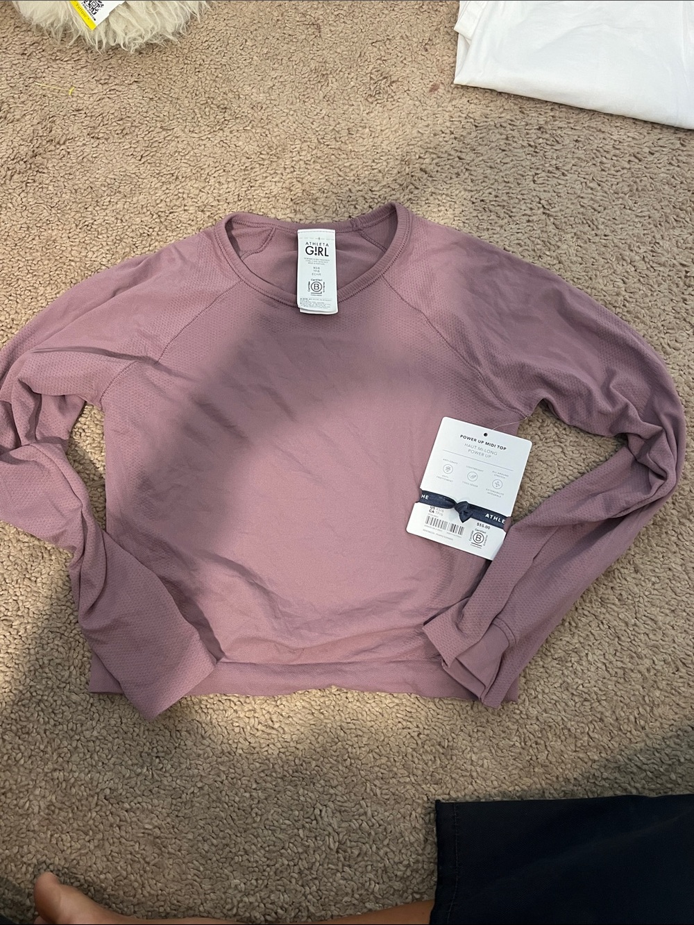 Athleta Girl Power Up Long Sleeve tee size xs/6